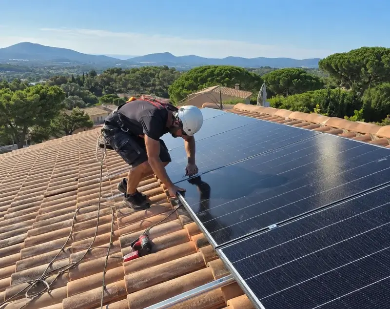 Installateur panneaux solaires Génolhac — pose photovoltaïque sur toiture