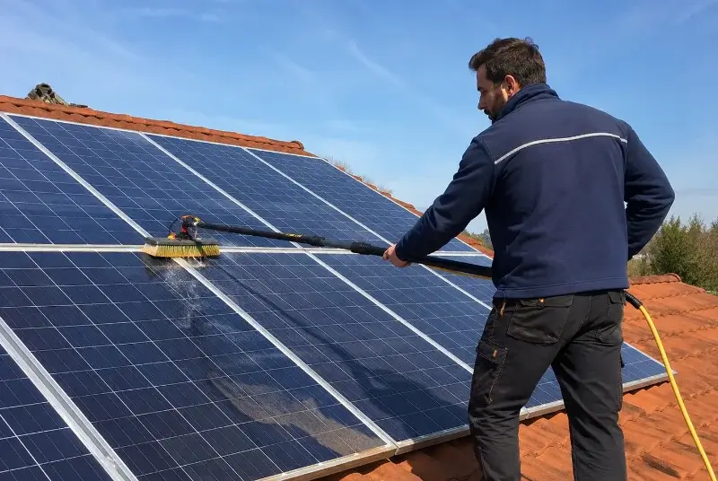 Nettoyage et entretien de panneaux solaires à Génolhac
